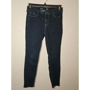 Old Navy Women's Skinny Jeans - Dark Blue